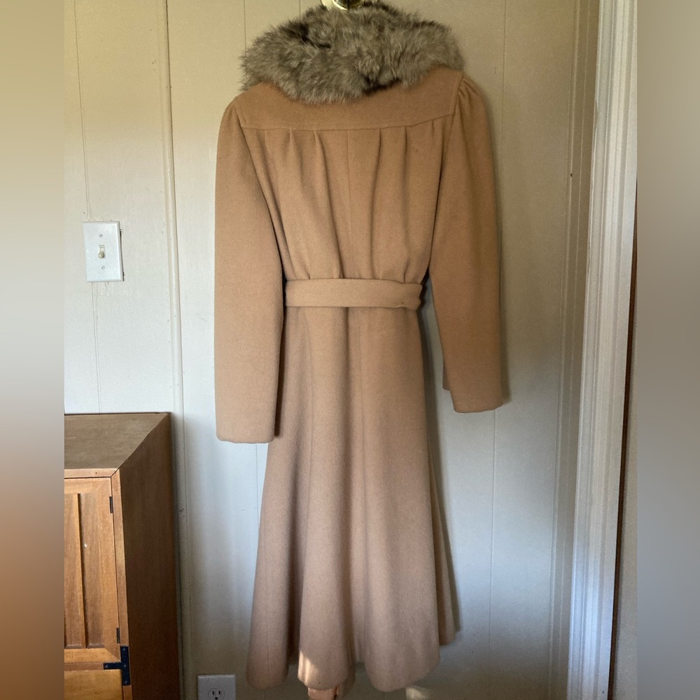 True Vintage camel wrap coat vtg - Picture 3 of 7